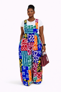 Simple Ankara Dungarees (Available in various prints)