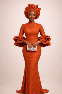 Classic Lace Gown (Lace design varies)