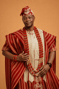 Complete Classic Aso Oke Agbada with Danshiki and Sokoto with embroidered fila