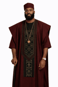 Complete Agbada with Fila