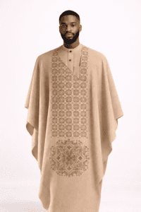Complete Classic Monogram Embroidered Agbada